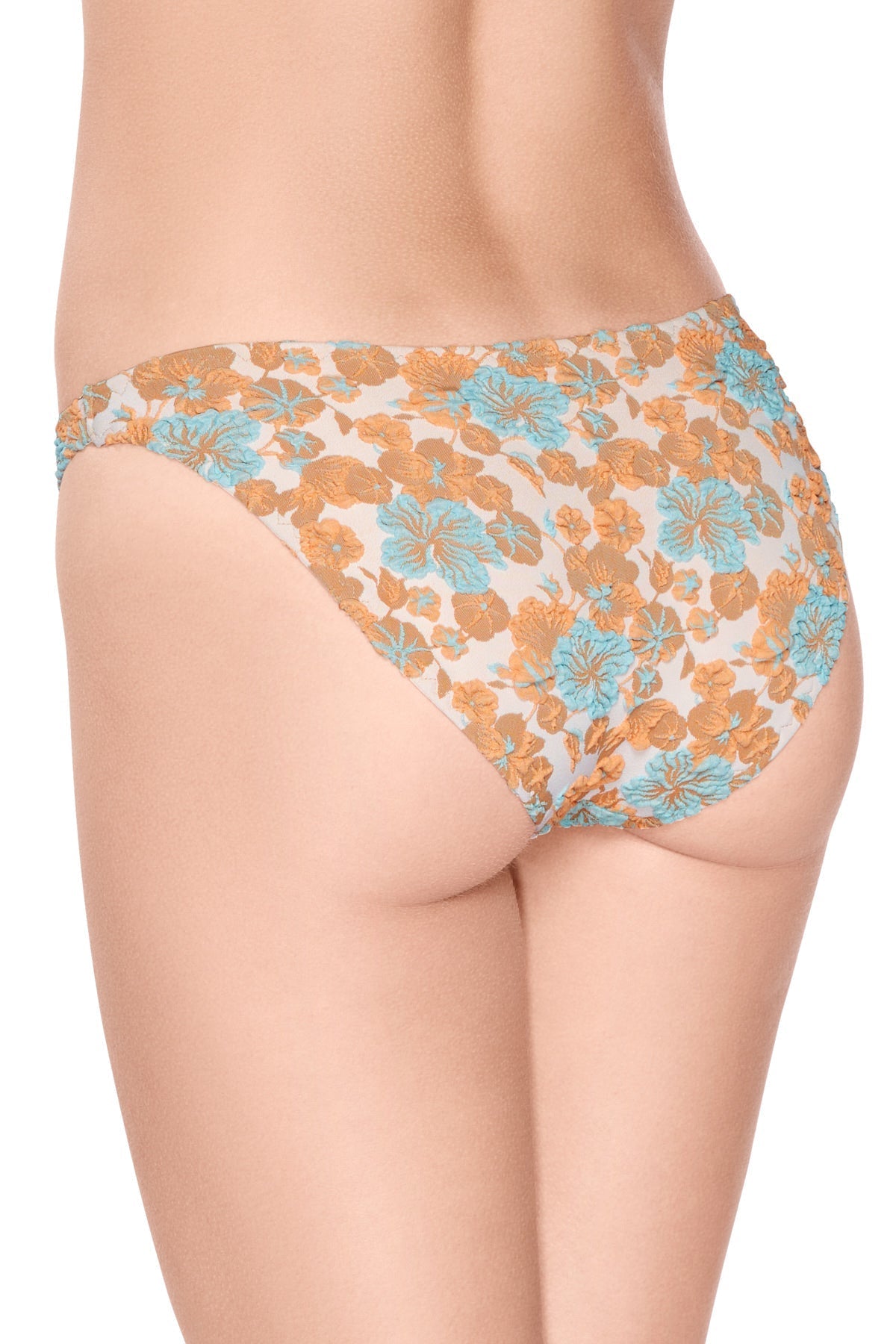 Peach bikini brazilian trusse