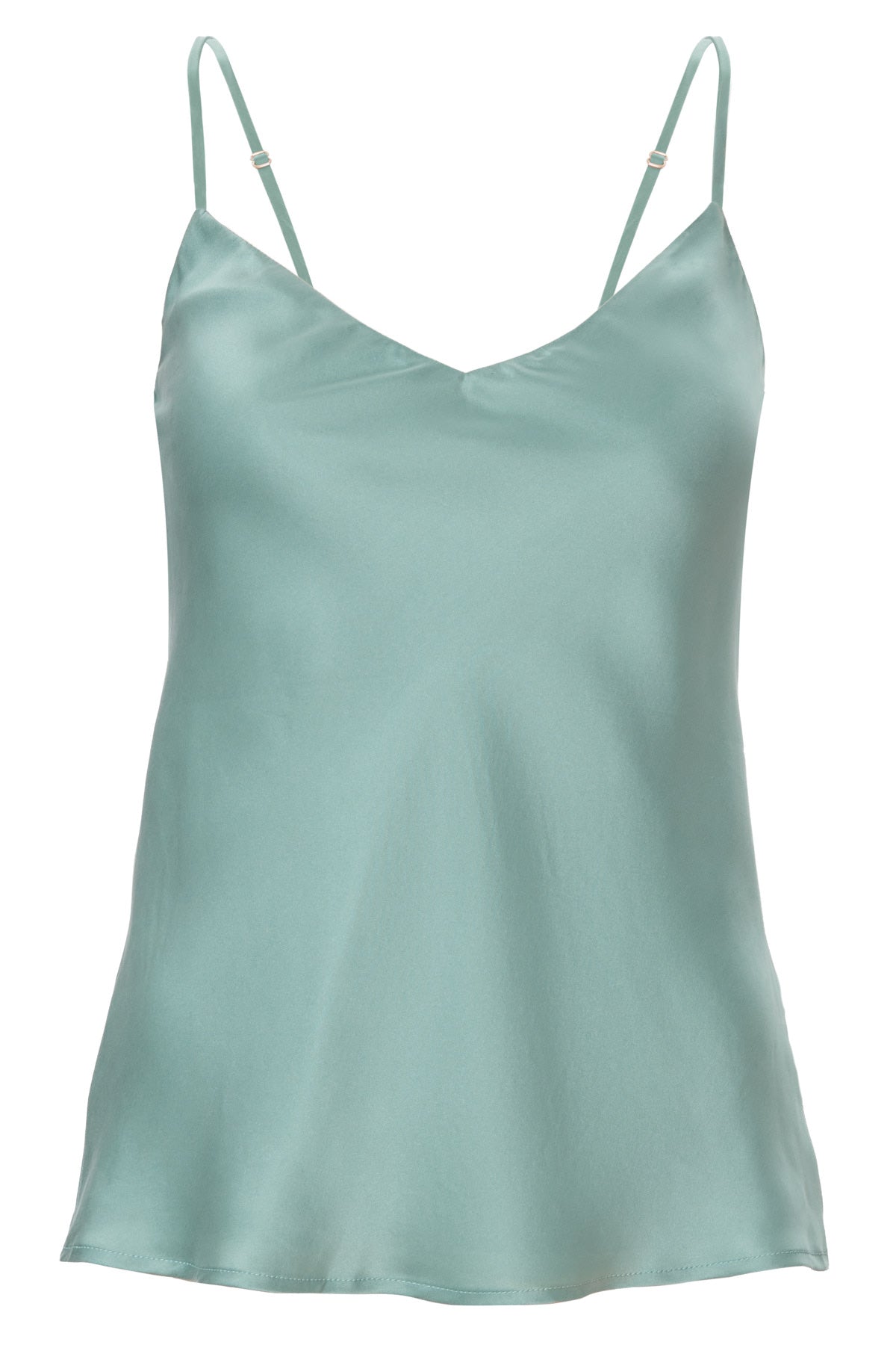 Silke chemise - Blågrøn 44 XL