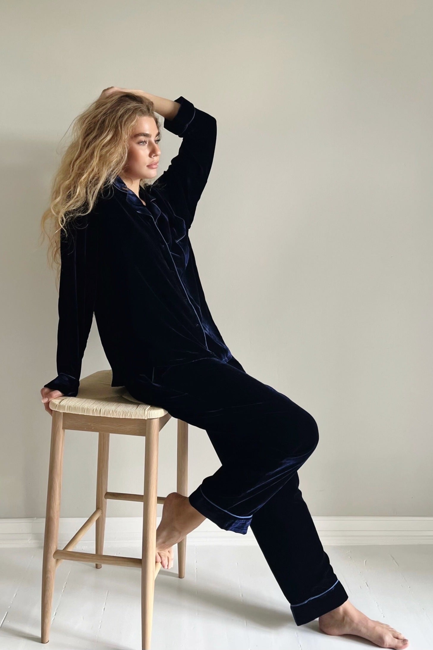 Celine silke velour pyjamas