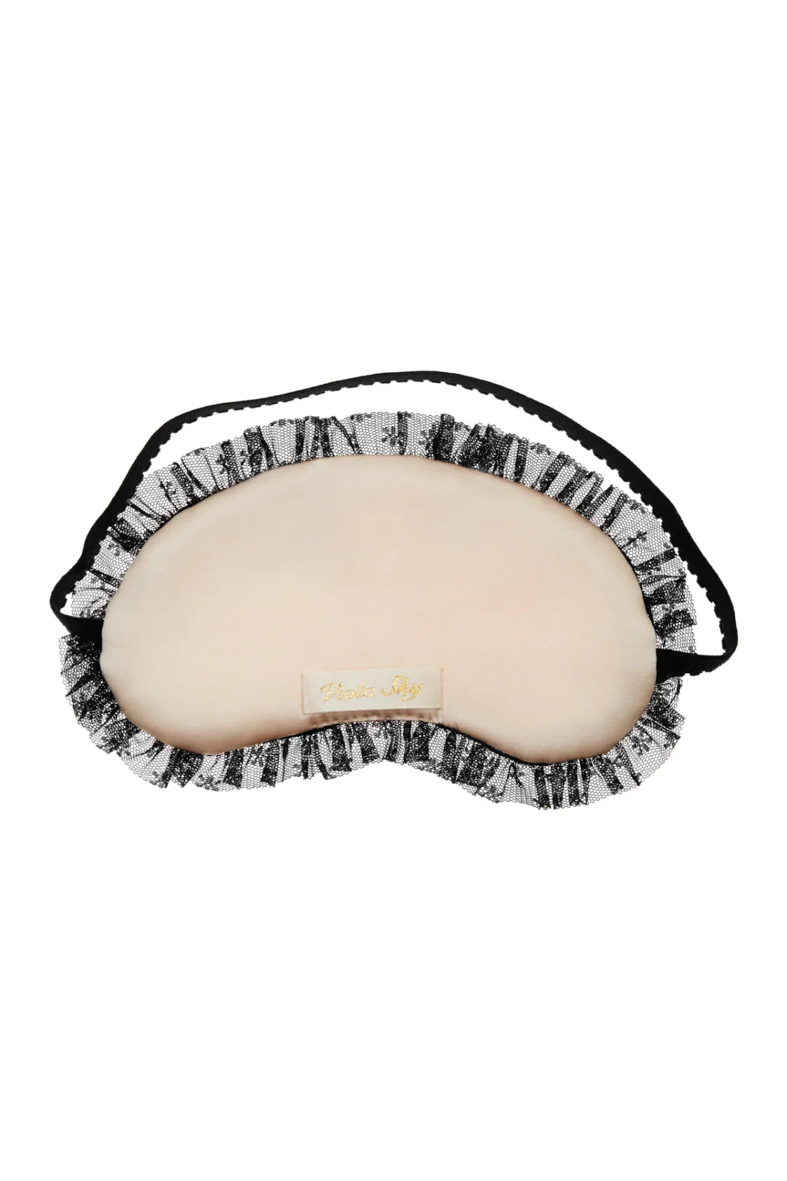 Miss Holly Blue silke sovemaske One Size