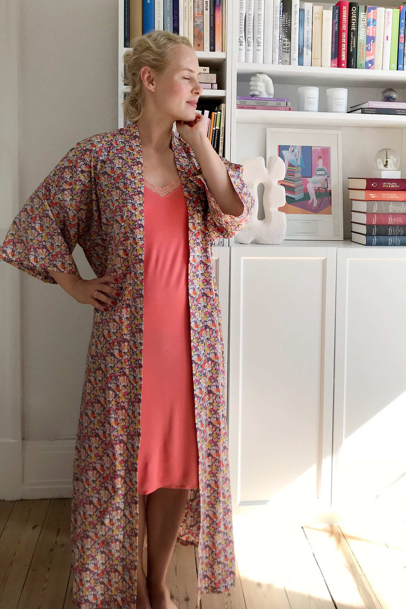 Solveig bomulds kimono