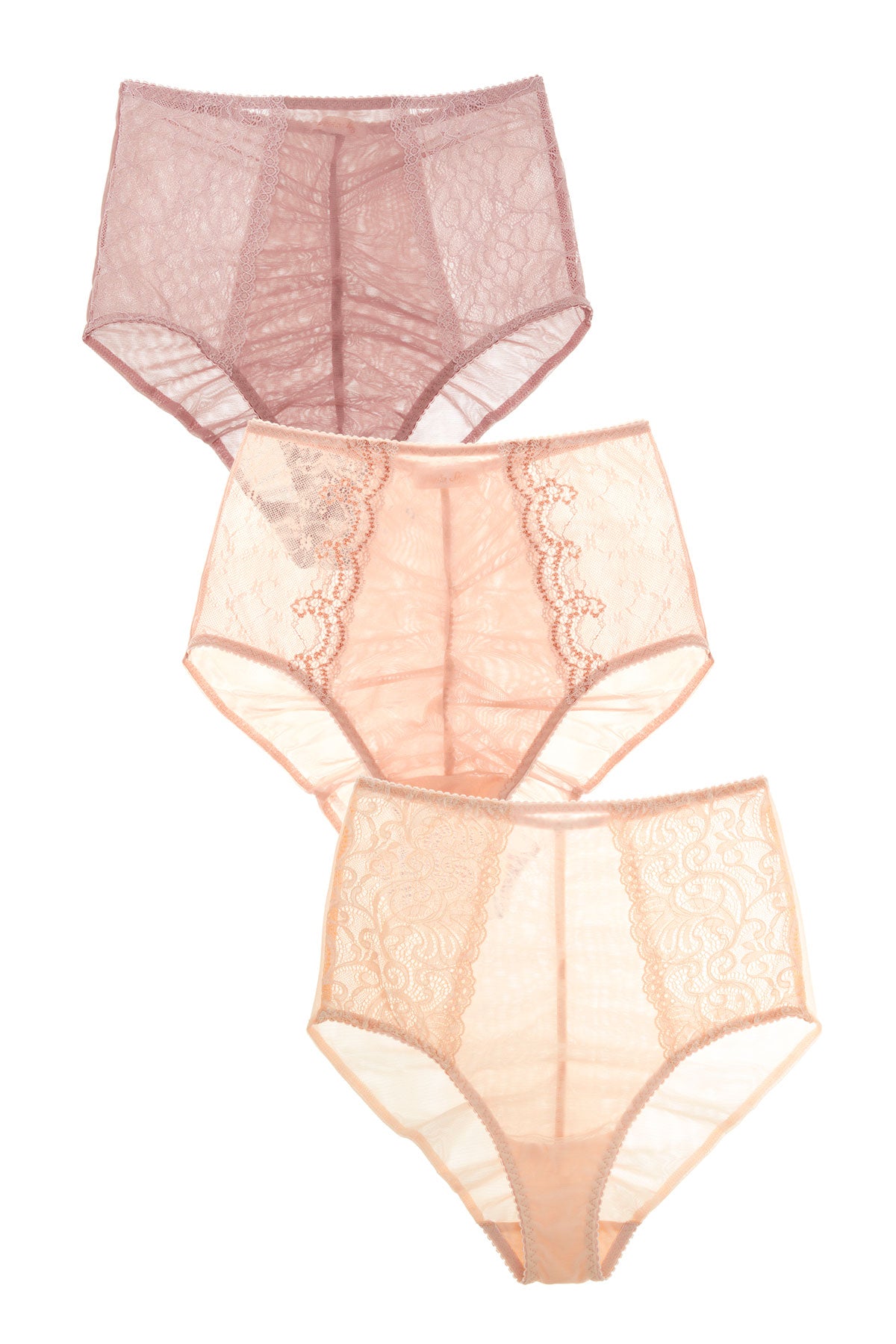 3 pak højtaljet Miss Blushlight XL